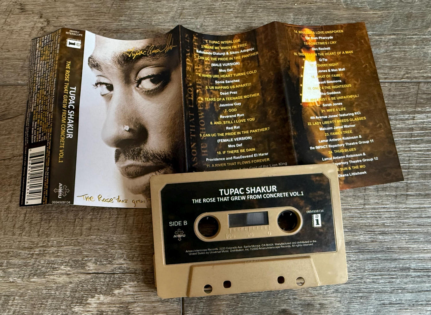 2Pac Tupac Cassette Tapes