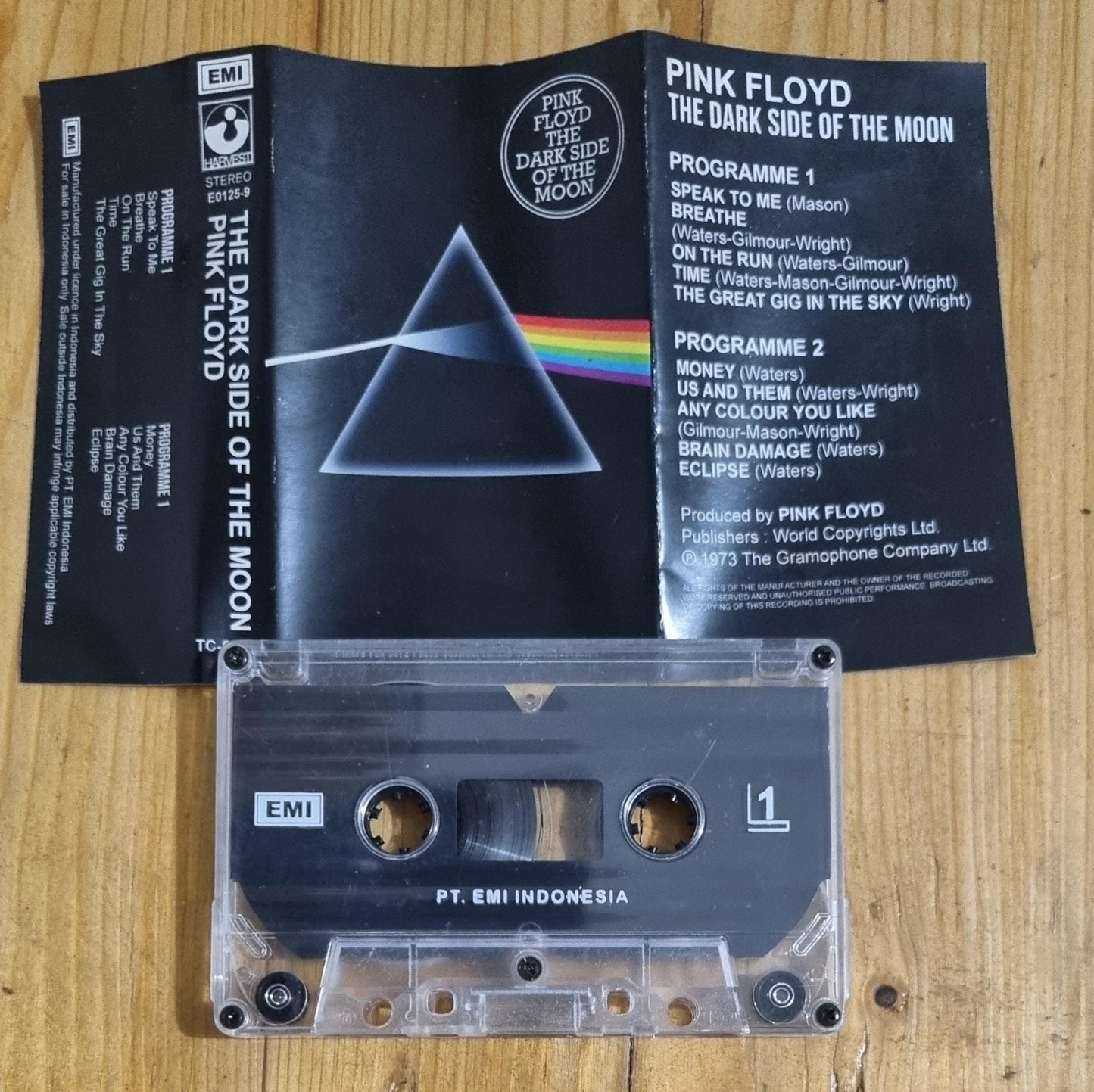 Pink Floyd Cassette Tapes