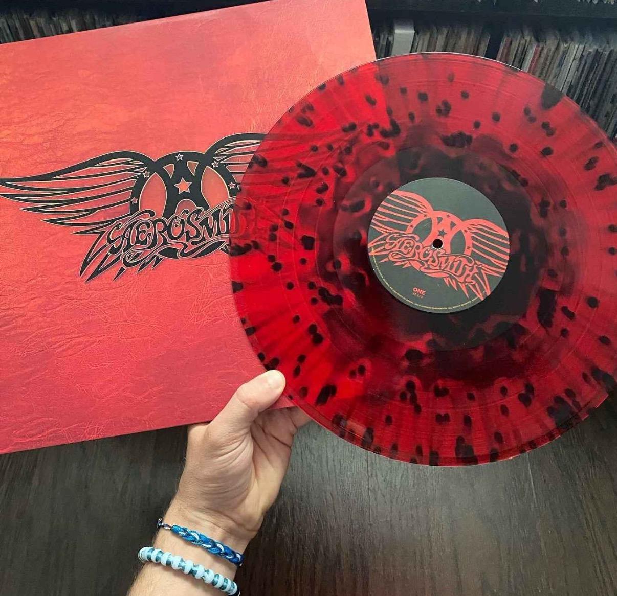 Aerosmith - Greatest Hits Vinyl (Red Black Ghostly Limited Edition)
