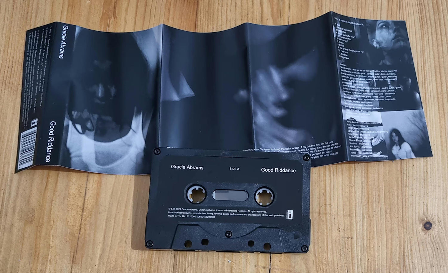 Gracie Abrams Cassette Tapes