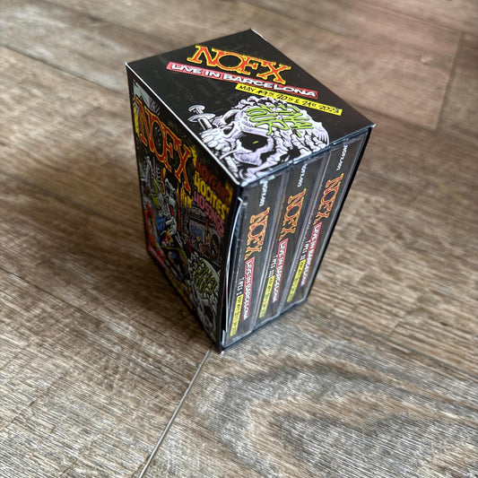 NOFX Live In Barcelona CASSETTE TAPE Boxset (3 Cassettes + Stickers)