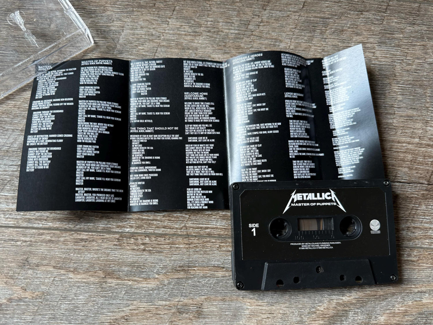 Metallica Cassette Tapes