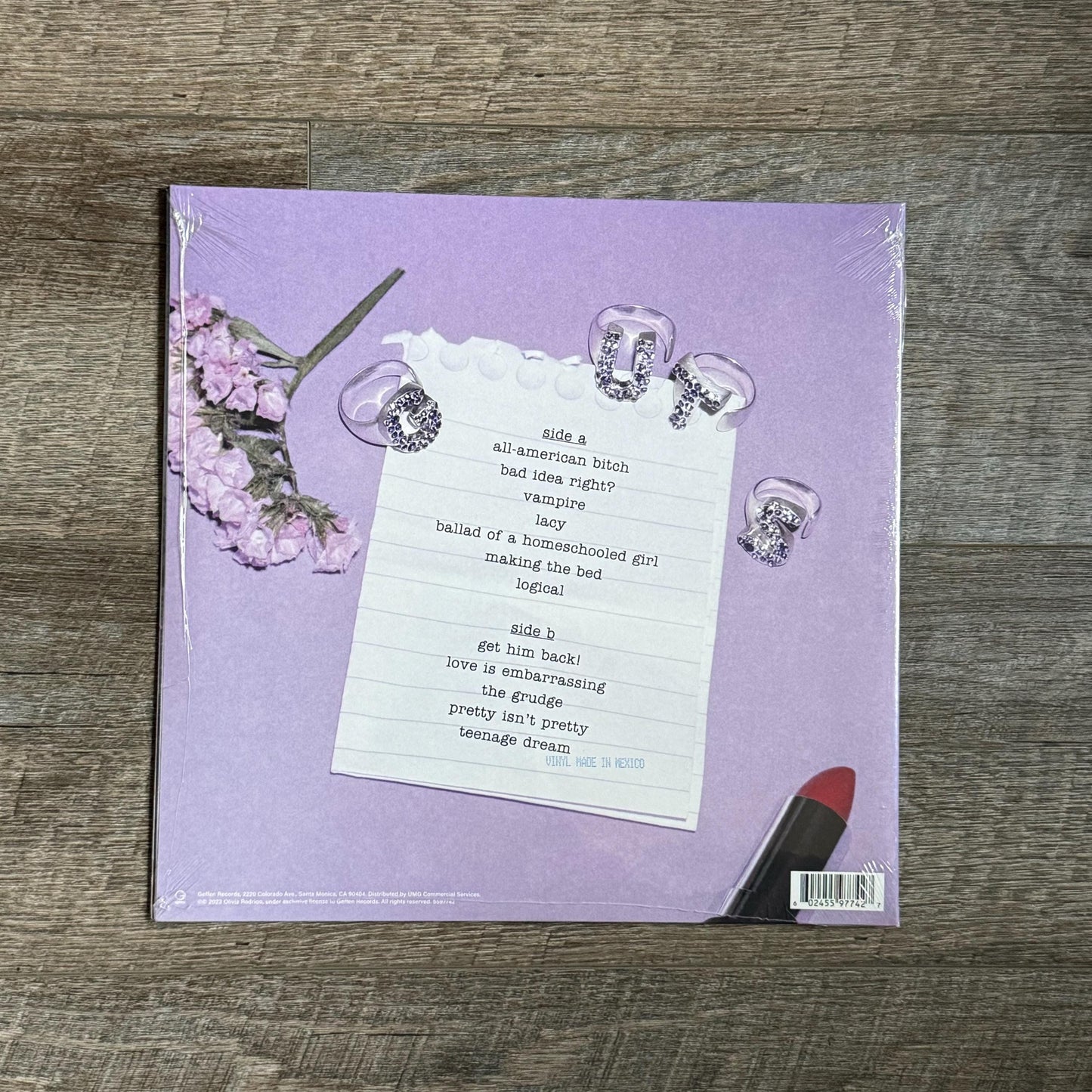 Olivia Rodrigo - GUTS (Opaque Magenta Vinyl, Alt Cover) With Poster