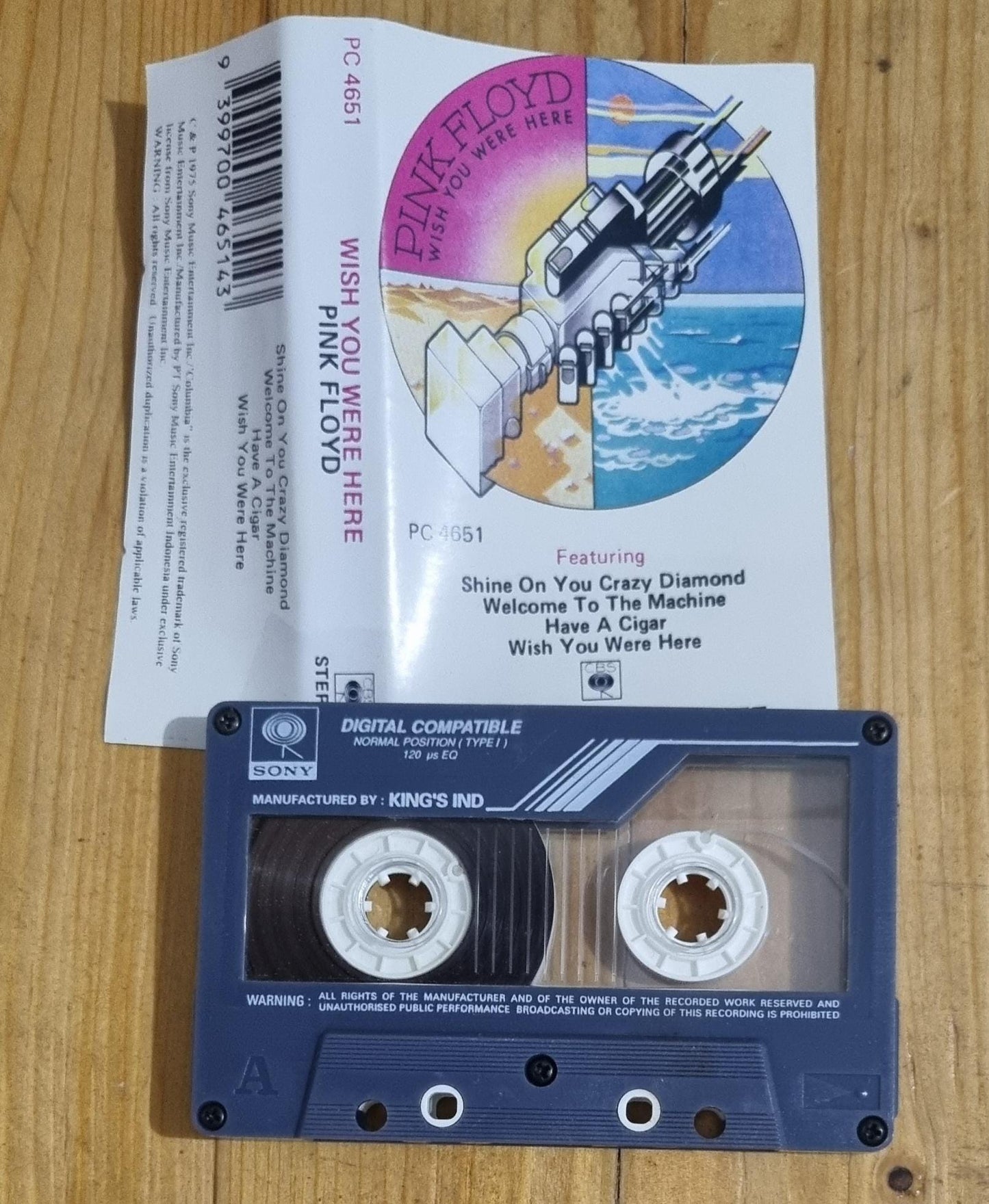 Pink Floyd Cassette Tapes