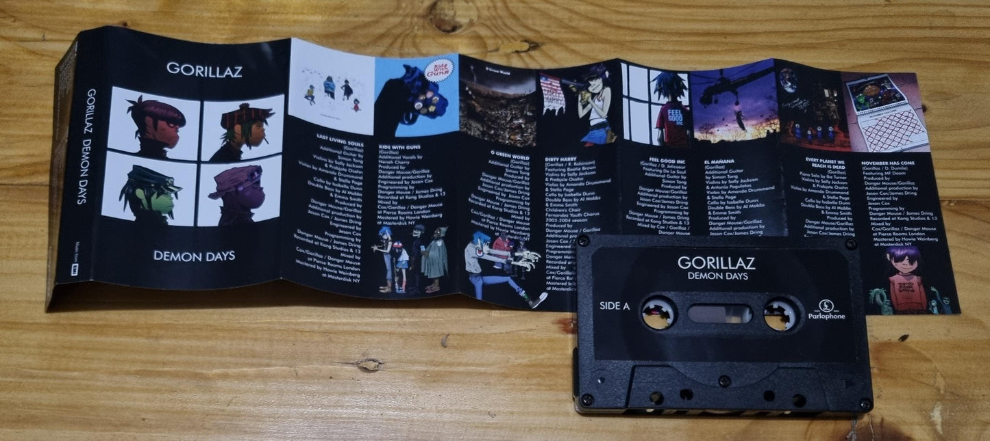 Gorillaz Cassette Tapes