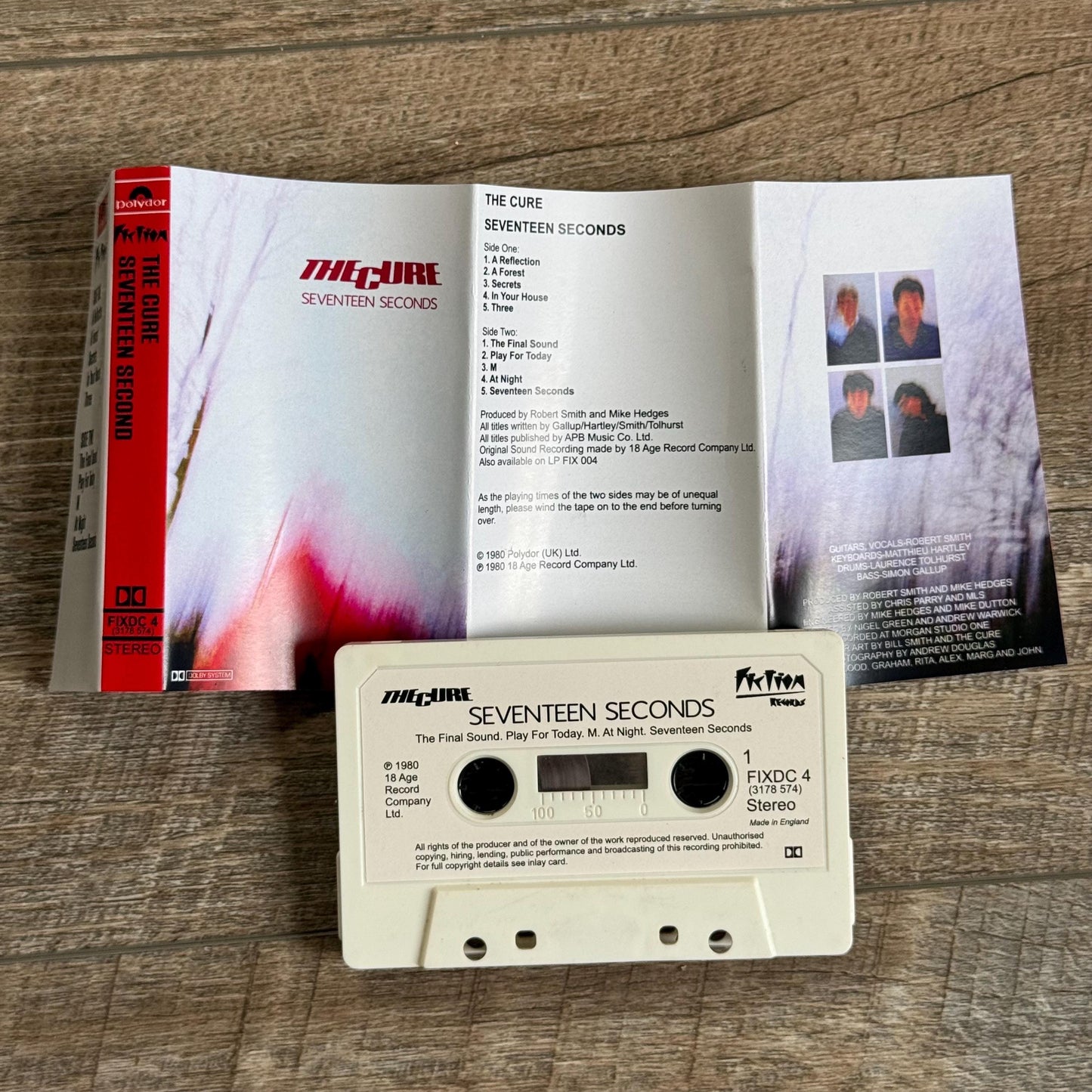 The Cure Cassette Tapes